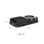 HGLRC 1.2G 4.5W 8CH High Power PIT/25mW/800mW/4.5W Transmission Adjustable Power Aerial Photography Travel VTX
